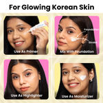 Buy NY Bae PRO Strobe Cream | Primer + Highlighter + Moisturizer | Dewy Makeup | Glowing Korean Skin - Gold Sapphire (12 g) - Purplle