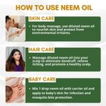 Buy Mystiq Living Neem Oil (200 ml) | Pure Neem Oil | Neem Oil for Hair | Neem Oil For Face | Neem Hair Oil | For Hair And Skin | Cold Pressed, 100% Pure And Natural - Purplle