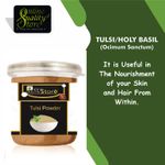 Buy Online Quality Store Tulsi Powder - 200 gm |tulsi powder for face organic |tulsi leaf powder |Tulsi Leaf/Leaves/Ocimum Sanctum |Holy Basil Powder for Skin & Hair |Ocimum Sanctum{Jar_tulsi_powder_200g} - Purplle