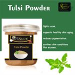 Buy Online Quality Store Tulsi Powder - 200 gm |tulsi powder for face organic |tulsi leaf powder |Tulsi Leaf/Leaves/Ocimum Sanctum |Holy Basil Powder for Skin & Hair |Ocimum Sanctum{Jar_tulsi_powder_200g} - Purplle