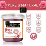Buy Online Quality Store Rose Powder - 125 g |pure rose powder for face | No Chemicals |No Preservative, No Pesticides |face mask for acne |Acne Treatment{jarRosepowder_125gm} - Purplle