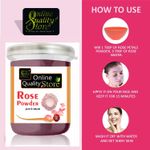 Buy Online Quality Store Rose Powder - 125 g |pure rose powder for face | No Chemicals |No Preservative, No Pesticides |face mask for acne |Acne Treatment{jarRosepowder_125gm} - Purplle