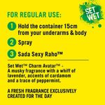 Buy Set Wet Cool, Charm and Mischief Avatar Deodorant Spray Perfume, 150 ml Each (Pack of 3) - Purplle