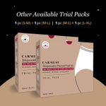 Buy Carmesi Disposable Period Panties - Trial Pack - L+XL - Purplle