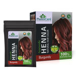 Buy Plants Care Ayurvedic Henna Natural Hair Color Burgundy 240 gm - Purplle