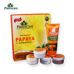 Buy Plants Care Radiance Papaya Treatment Kit mini 80g+65ml - Purplle