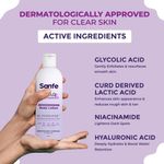 Buy Sanfe Clear & Confident Glycolic Acid Body Lotion | Daily AHA Lotion| Smooths Rough & Bumpy Skin - With Niacinamide, Lactic & Glycolic Acid | Smooth Skin from 1st Use | 200ml - Purplle