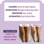 Buy Sanfe Clear & Confident Glycolic Acid Body Lotion | Daily AHA Lotion| Smooths Rough & Bumpy Skin - With Niacinamide, Lactic & Glycolic Acid | Smooth Skin from 1st Use | 200ml - Purplle