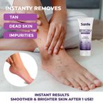 Buy Sanfe Instant Tan & Dead Skin Removal Exfoliating Gel | Visibly Removes Tan | Exfoliates Dead Skin in Minutes | Smooth & Bright Skin | 100g - Purplle