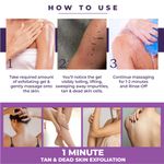 Buy Sanfe Instant Tan & Dead Skin Removal Exfoliating Gel | Visibly Removes Tan | Exfoliates Dead Skin in Minutes | Smooth & Bright Skin | 100g - Purplle