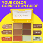 Buy NY Bae Full Coverage Concealer Palette - Deep Diva 03 (9 gm) | Concealer | Foundation | Contour | Colour Correctors | Glowing Deep Skin | Face Makeup | Creamy Finish - Purplle