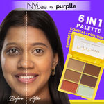 Buy NY Bae Full Coverage Concealer Palette - Deep Diva 03 (9 gm) | Concealer | Foundation | Contour | Colour Correctors | Glowing Deep Skin | Face Makeup | Creamy Finish - Purplle