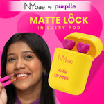 Buy NY Bae Air Kiss Lip Pods - Timeless Nude 03 (2.4 gm)| Creamy Matte Lipstick | Mauve & Nude Lipstick | Long Lasting | Lip & Cheek Stain | Moisturising | Airpods Case | Travel Kit - Purplle