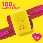 Buy NY Bae Air Kiss Lip Pods - Peach Sensation 06 (2.4 gm)| Creamy Matte Lipstick | Mauve & Brown Lipstick | Long Lasting | Lip & Cheek Stain | Moisturising | Airpods Case | Travel Kit - Purplle