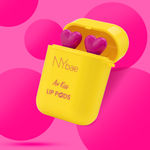Buy NY Bae Air Kiss Lip Pods - Peach Sensation 06 (2.4 gm)| Creamy Matte Lipstick | Mauve & Brown Lipstick | Long Lasting | Lip & Cheek Stain | Moisturising | Airpods Case | Travel Kit - Purplle