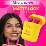 Buy NY Bae Air Kiss Lip Pods - Mauve Move 07 (2.4 gm)| Creamy Matte Lipstick | Mauve & Pink Lipstick | Long Lasting | Lip & Cheek Stain | Moisturising | Airpods Case | Travel Kit - Purplle