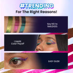 Buy NY Bae Holographic Gel Eyeliner - Pink Chrome 02 | Kajal | Waterproof Eyeliner | Long Lasting | Eyeshadow | Pen Eyeliner | Green Pink Eyeliner | Eye Makep (0.25g) - Purplle