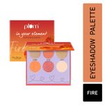 Buy Plum In Your Element Eyeshadow Palette | Super Pigmented | Easy to Blend | 6-in-1 Palette | 01 Fire - Purplle