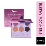 Buy Plum In Your Element Eyeshadow Palette | Super Pigmented | Easy to Blend | 6-in-1 Palette | 05 Space - Purplle