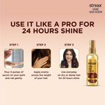Buy Streax Hair Serum Vitalized with Walnut Oil, For Hair Smoothening & Shine, For Dry & Frizzy Hair - 125 ml - Purplle