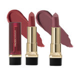 Buy FACES CANADA Festive Hues - Comfy Matte Creme Lipstick Pack of 2 - Livin' It Up + Keepin’ It Real (4.2gx2) | 8HR Long Stay | Creamy Matte Finish | Intense Color | Super Hydrating & Nourishing | Single Stroke Smooth Application - Purplle