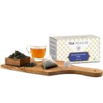 Buy Tea Treasure Darjeeling Second Flush - Anti-oxidant rich black tea - 1 Teabox (18 Pyramid Tea Bags) - Purplle