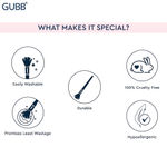 Buy GUBB Makeup Brush Set of 8 Makeup Brushes - Purplle