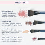 Buy GUBB Makeup Brush Set of 8 Makeup Brushes - Purplle