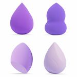 Buy GUBB Beauty Blender Makeup Sponge Set of 4 - Purple Assorted - Purplle