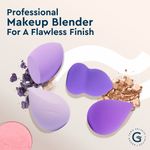 Buy GUBB Beauty Blender Makeup Sponge Set of 4 - Purple Assorted - Purplle