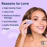 Buy GUBB Beauty Blender Makeup Sponge Set of 4 - Purple Assorted - Purplle