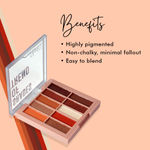 Buy Glam 21 Shades of Trend Eyeshadow Palette | 10 Highly Pigmented Shades |Smudge Free & Long-Lasting| Shimmery Finish| 4gm - Shade -01 - Purplle