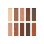 Buy Glam 21 Shades of Trend Eyeshadow Palette | 10 Highly Pigmented Shades |Smudge Free & Long-Lasting| Shimmery Finish| 4gm - Shade -02 - Purplle