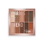 Buy Glam 21 Shades of Trend Eyeshadow Palette | 10 Highly Pigmented Shades |Smudge Free & Long-Lasting| Shimmery Finish| 4gm - Shade -02 - Purplle