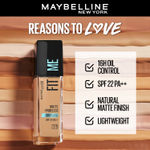 Buy Maybelline New York Fit Me Matte+Poreless Liquid Foundation 16H Oil Control - 230 Natural Buff, 30 ml - Purplle