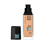 Buy Maybelline New York Fit Me Matte+Poreless Liquid Foundation 16H Oil Control - 230 Natural Buff, 30 ml - Purplle