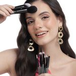 Buy Cuffs N Lashes Mini Makeup Brushes | Set of 10, Travel Size Makeup Brushes | Beginners to Pro - Purplle