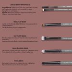 Buy Cuffs N Lashes Mini Makeup Brushes | Set of 10, Travel Size Makeup Brushes | Beginners to Pro - Purplle