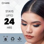 Buy MARS 2-In-1 Hue Gel Eyeliner | Waterproof & Smudgeproof Formula | Stay Upto 24 Hours | Comes With 2 Brush Set (6 gm) (Black & Blue) - Purplle