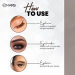 Buy MARS 2-In-1 Hue Gel Eyeliner | Waterproof & Smudgeproof Formula | Stay Upto 24 Hours | Comes With 2 Brush Set (6 gm) (Black & Brown) - Purplle
