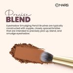 Buy MARS Artist's Arsenal Professional Eyeshadow Smudging Pencil Brush | Precise Synthetic Bristles | Feather Soft Touch | Luxe Packaging Makeup Brush (Golden) 1 Pc - Purplle