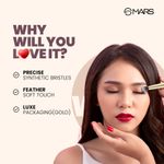 Buy MARS Artist's Arsenal Professional Eyeshadow Smudging Pencil Brush | Precise Synthetic Bristles | Feather Soft Touch | Luxe Packaging Makeup Brush (Golden) 1 Pc - Purplle
