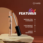 Buy MARS Blossom liquid Concealer | Lightweight With Full Coverage | Highly Blendable Concealer for Face Makeup | Crease Resistant Formula (4.5 ml) (Green) - Purplle