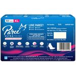 Buy Paree Ultra Thinz XL Tri-Fold Sanitary Pads for Women|50 Pads| Heavy Flow Champion|Double Feathers for Extra Coverage|Leakage-Proof| - Purplle