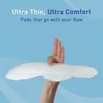 Buy Paree Ultra Thinz XL Tri-Fold Sanitary Pads for Women|50 Pads| Heavy Flow Champion|Double Feathers for Extra Coverage|Leakage-Proof| - Purplle