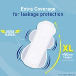 Buy Paree Ultra Thinz XL Tri-Fold Sanitary Pads for Women|50 Pads| Heavy Flow Champion|Double Feathers for Extra Coverage|Leakage-Proof| - Purplle
