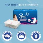Buy Paree Ultra Thinz XL Tri-Fold Sanitary Pads for Women|50 Pads| Heavy Flow Champion|Double Feathers for Extra Coverage|Leakage-Proof| - Purplle