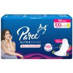 Buy Paree Ultra Thinz XXL Tri-Fold Sanitary Pads for Women|50 Pads| Heavy Flow Champion|Double Feathers for Extra Coverage|Leakage-Proof|  - Purplle