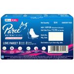 Buy Paree Ultra Thinz XXL Tri-Fold Sanitary Pads for Women|50 Pads| Heavy Flow Champion|Double Feathers for Extra Coverage|Leakage-Proof|  - Purplle