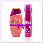 Buy Fiama Shower Gel & Engage Floral Combo Kit Combo of 2 - Purplle
